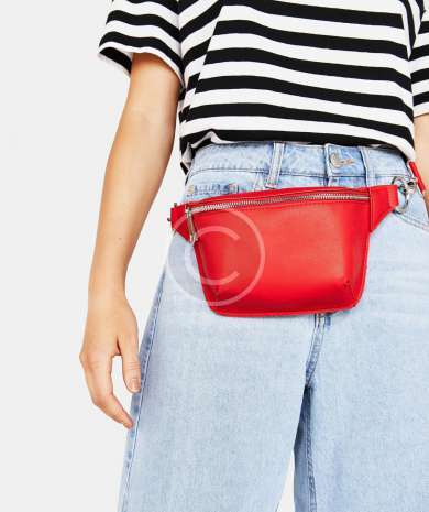 Eco-leather waist bag